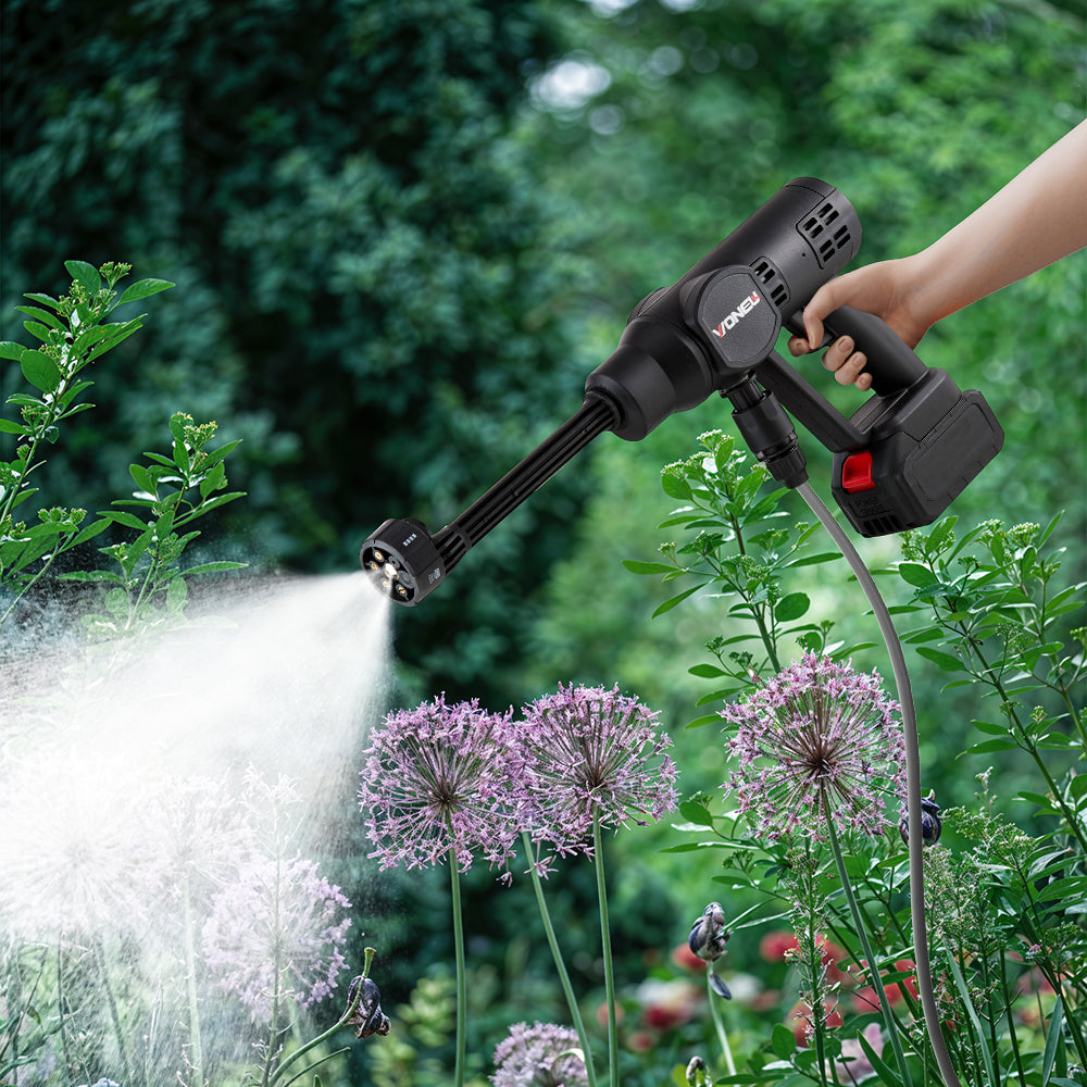 Electric Handheld Pressure Washer Cleaner With 2 Batteries