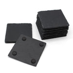 Slate Coasters Square 8 Pieces 10x10cm Drinking Mat