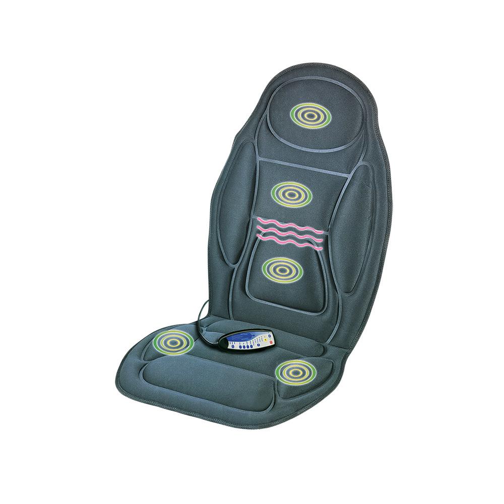 Back And Seat Massager, Heated, 4 Modes And Levels