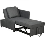 Folding Sleeper Sofa Bed Chair With Pillows Pocket | One Size