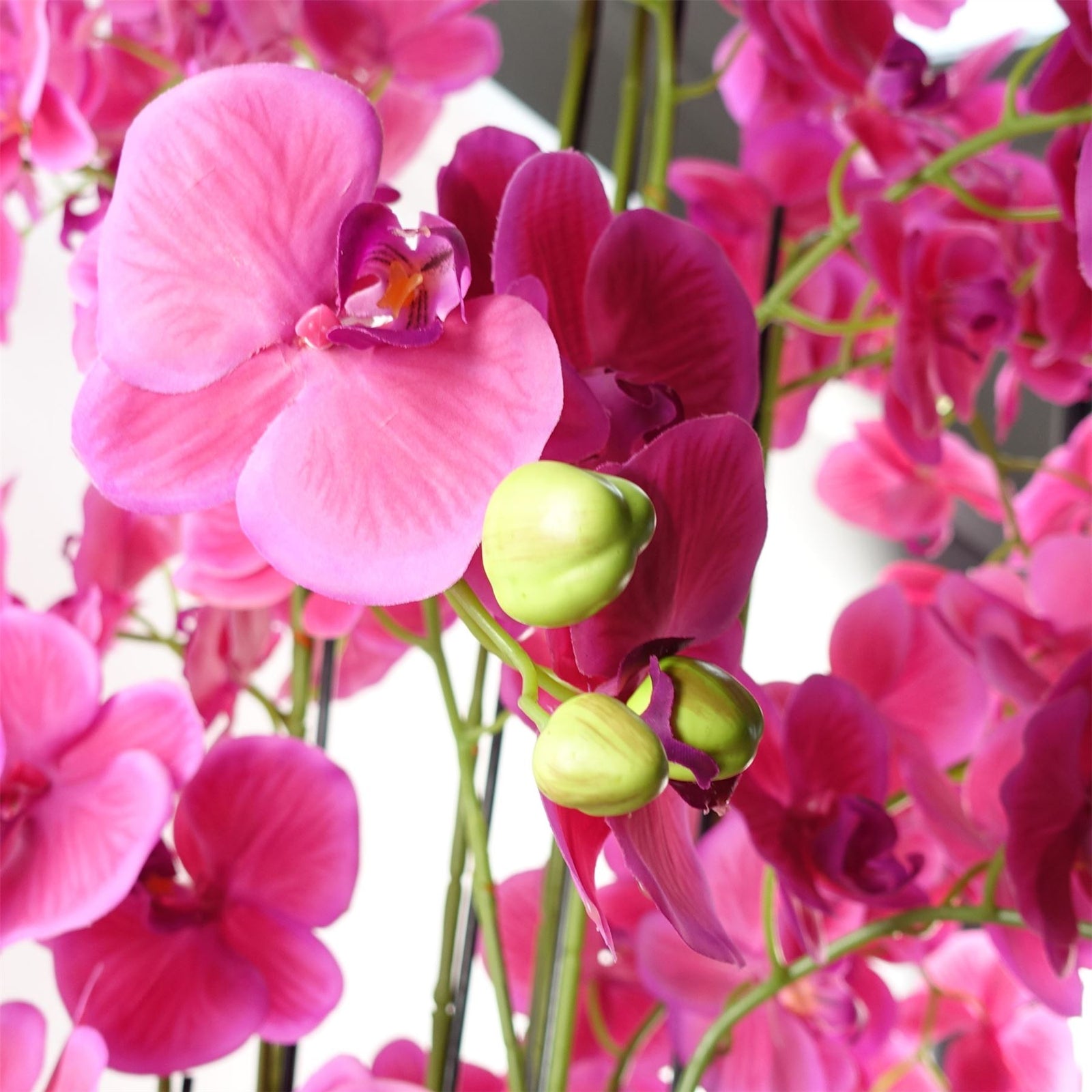 150cm Giant Pink Orchid Plant - Artificial - 189 Flowers Real Touch