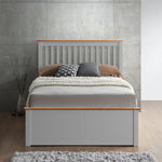 Malmo Wooden Ottoman Bed | Double | Grey