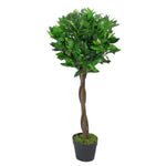 90cm  Design Uk Artificial Realistic Bay Laurel Topiary Ball Tree