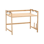 Free Standing Kitchen Organizer Storage Shelf Spice Jars Rack