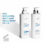 DOVE Scalp + Hair Therapy Soothing Hydration Shampoo 700ml 6 Pack, Glycerin