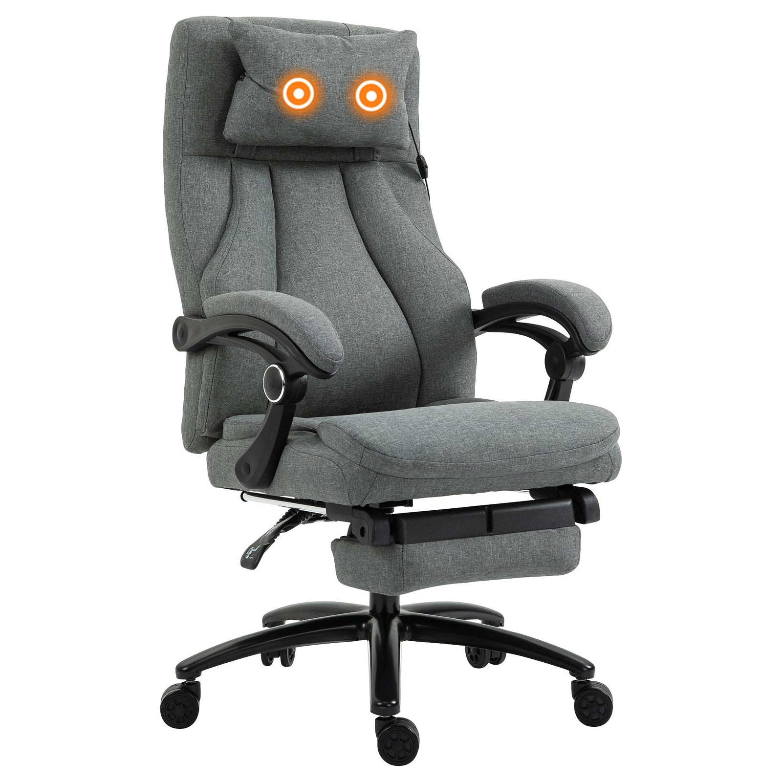 Massage Office Chair 2-point Vibration Usb
