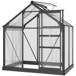 Polycarbonate Walk-in Greenhouse 6x4ft