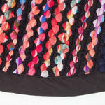 Handwoven Multi Coloured Recycled Chindi Folk Rug | 150cm | Multi Colour