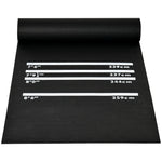 Darts Rubber Mat With 4 Throwing Distances, Black