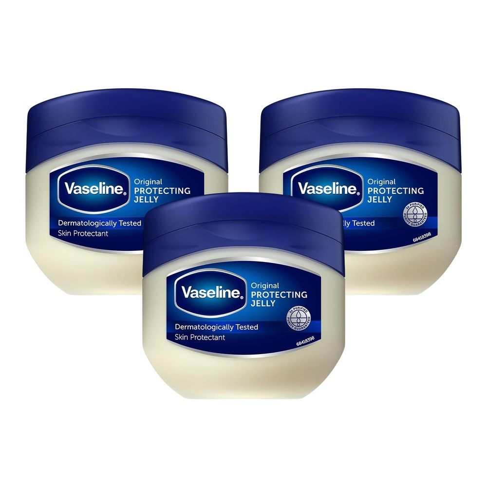 Petroleum Jelly Original Skin Protectant Sensitive Skin 100ml | Set of 3