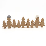Freestanding Wooden Christmas Tree Word Decoration, 40cm