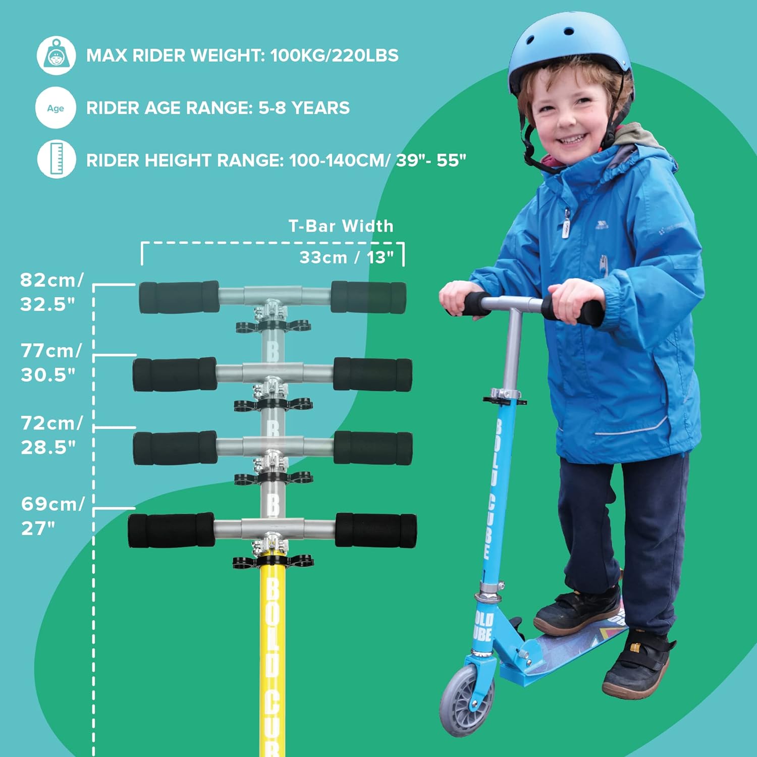 2 Wheel Scooter | Black
