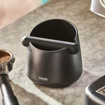 Espresso Knock Box - Plastic Coffee Grounds Bin | Regular | Black