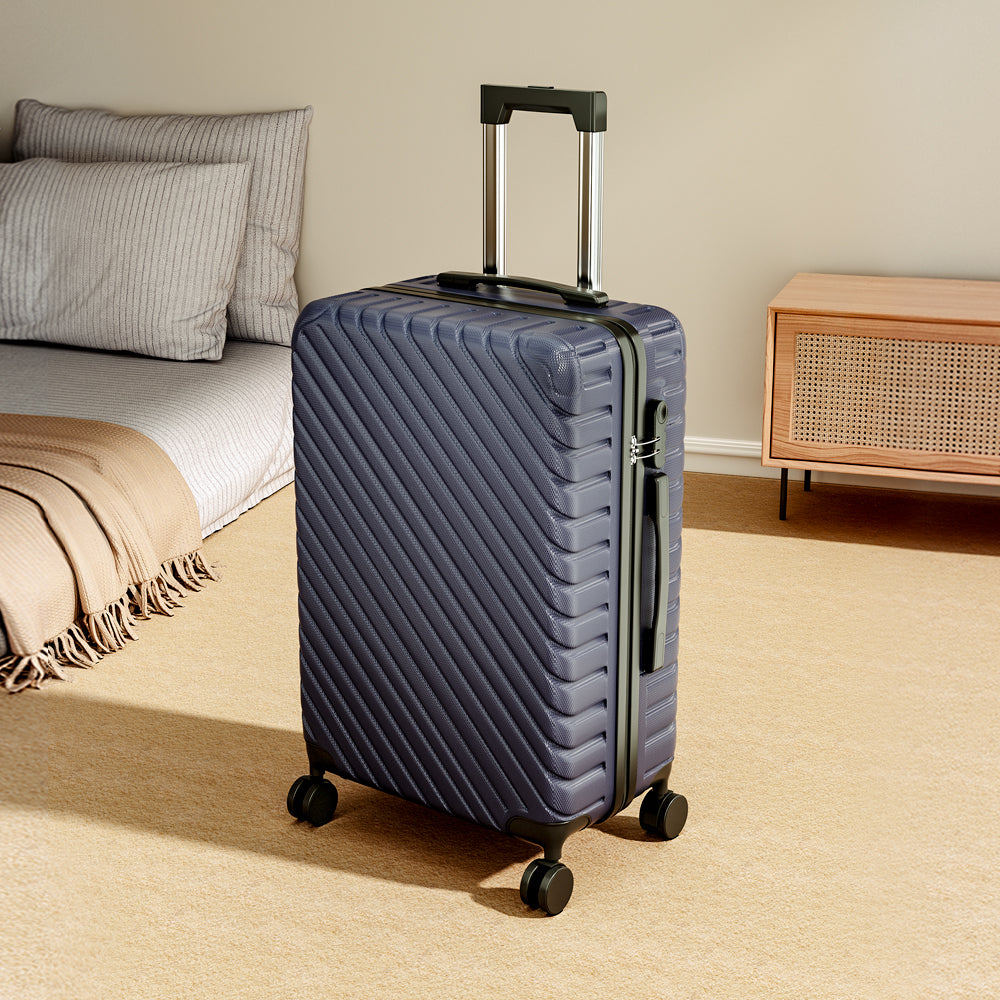 Lightweight Hardside Travel Suitcase With Spinner Wheels | Blue