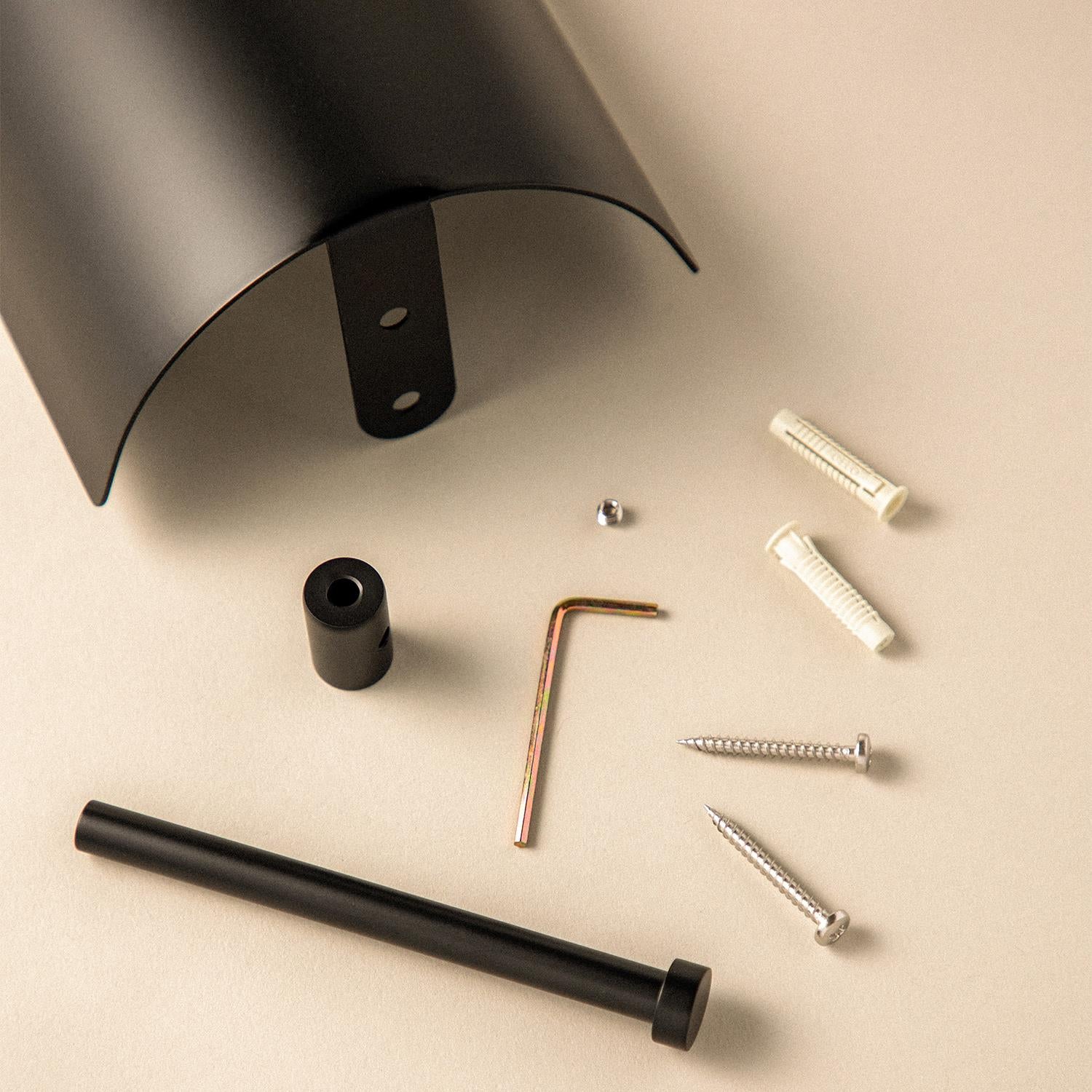 Paper Holder With Cover Matt Stainless Steel Logic