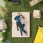 Double Air Bed With Foot Pump Inflatable Mattress | White