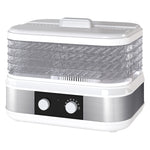 Spector 5 Tray Stainless Steel Food Dehydrator Jerky Fruit Vegetable Dryer White