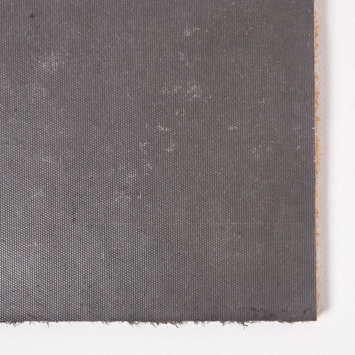 HOMESCAPES Black Stag Silhouette Non-slip Coir Doormat