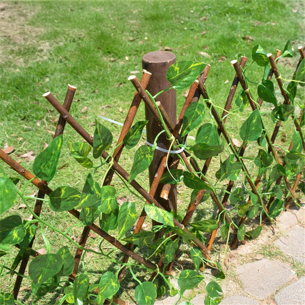 Pothos Leaf Artificial Hedge Panel | Small | Green