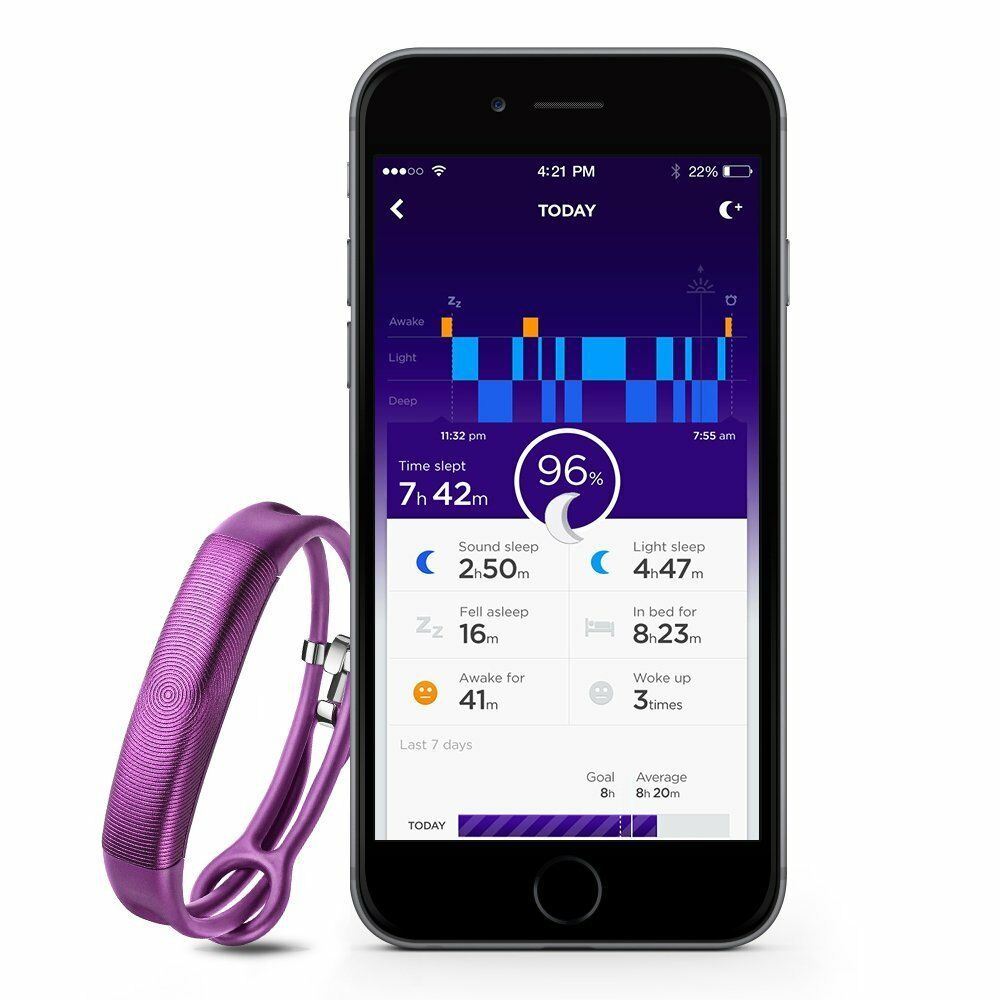 Up2 Orchid Sleep Activity Fitness Tracker Smart Armband Circle Rope