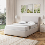 Bethany Fabric Ottoman Bed Frame | Double | Beige