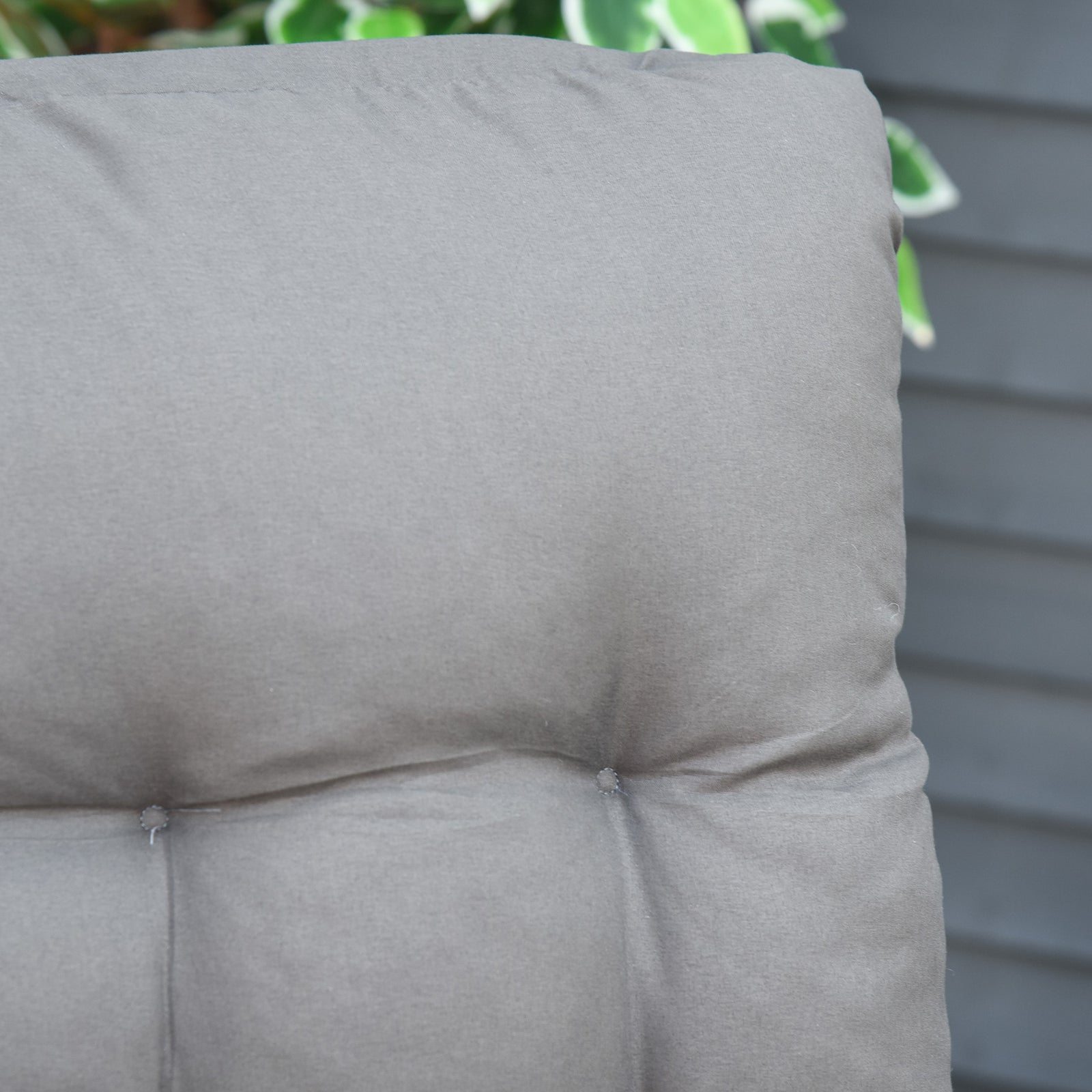 2 Pcs Reclining Zero Gravity Chair Folding Lounger Cushion | Dark Grey