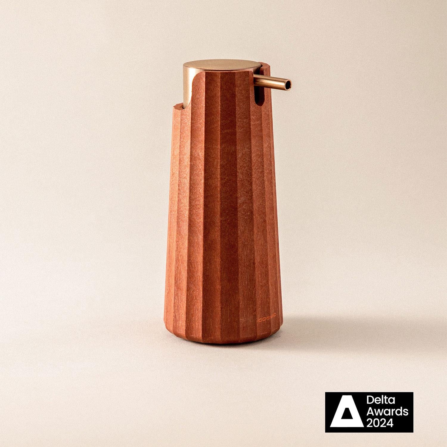 Soap Dispenser, 200ml, Brown, Recycled Materials, Avenir Collection