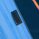 3 Man Camping Tent 2 Rooms Porch Vents Weather-resistant | Sky Blue