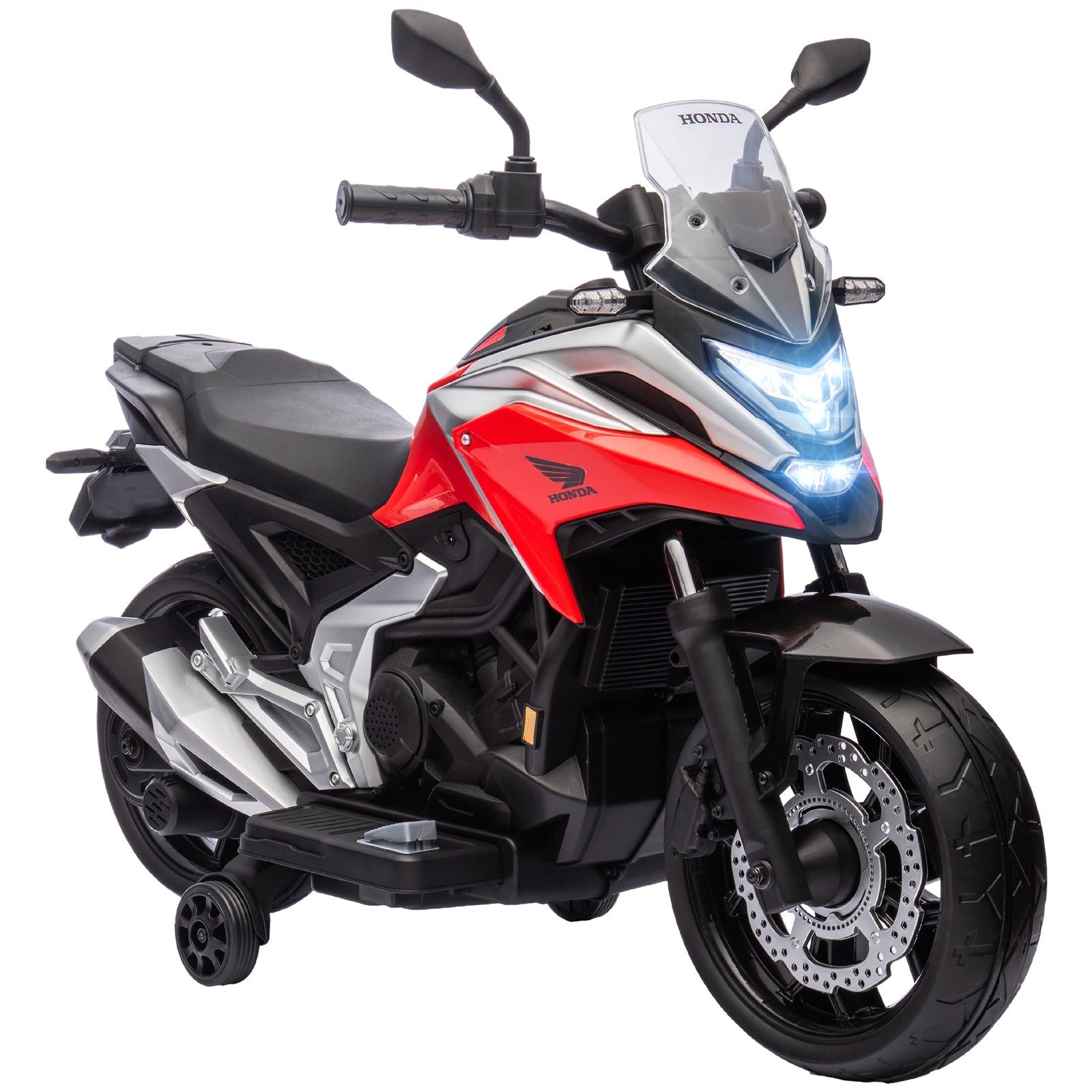 Honda Licensed 12v Kids Electric Motorbike W/ Music Headlights | Red