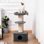 Cat Tree Kitten Tower Pet Furniture W/ Scratching Post Condo Perches