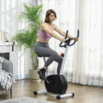 Exercise Bike With 8-level Magnetic Resistance | White