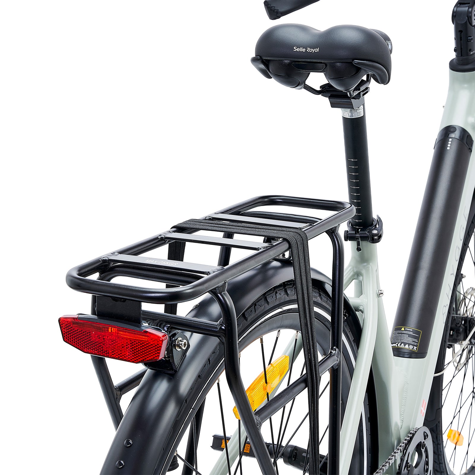Nivo Commuter 2025 – Urban E-bike With 48v 14ah Samsung Battery – Moss Grey