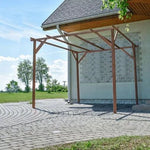 Stylish Wood Garden Pergola - Available In Two Sizes For Your Outdoor Space