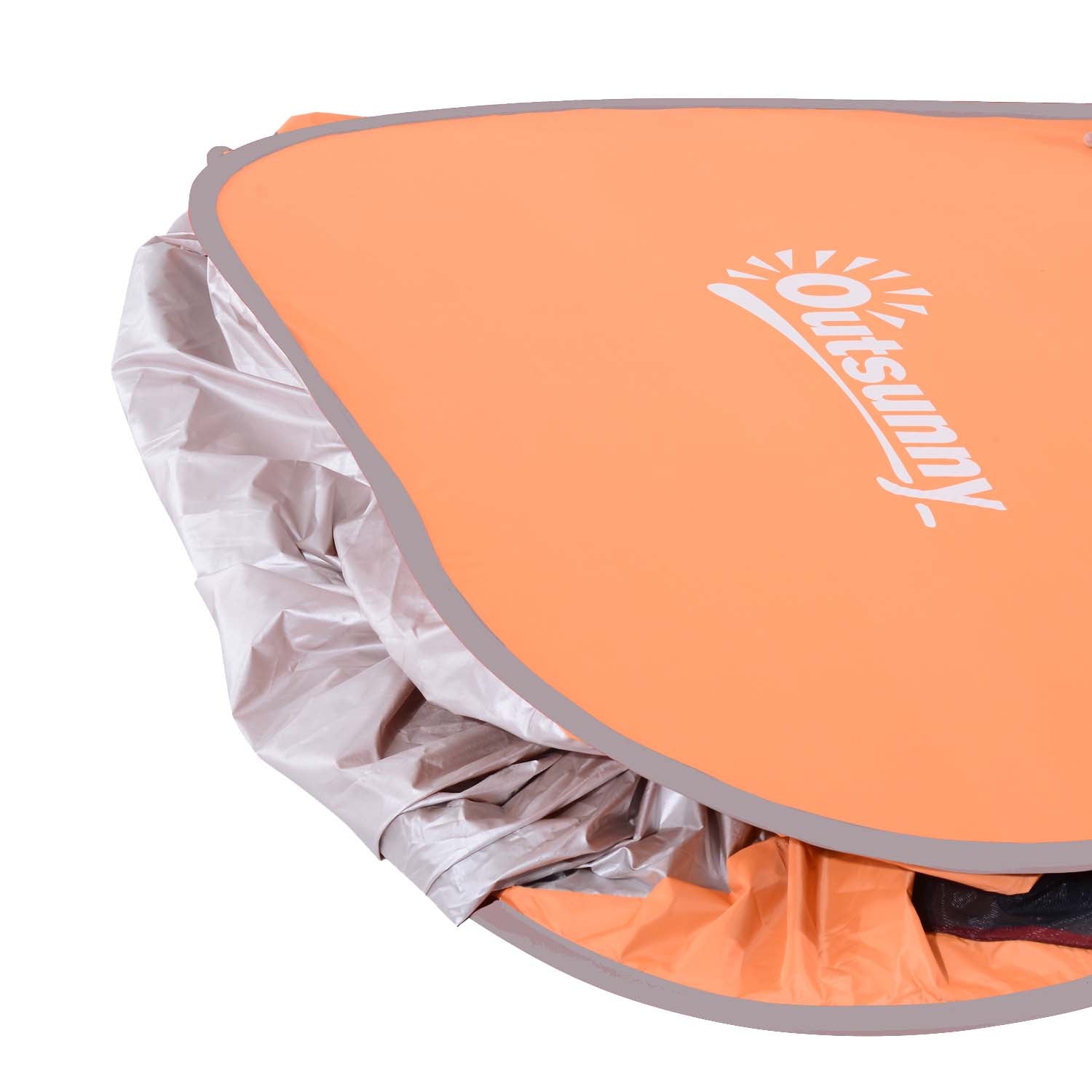 2-3 Person Pop Up Tent Camping Tent Sun Shade Shelter | Orange