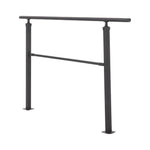 Outdoor Carbon Steel Step Handrail Railing Kit | Large