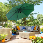 3m Patio Umbrella With Tilt And Crank | Green