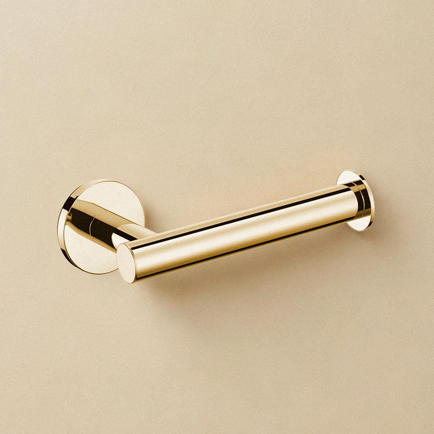 Toilet Roll Holder, Glossy Gold Pvd, Architect S+ Collection