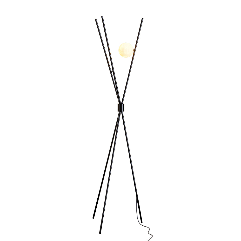 Metal Tripod Standing Floor Lamp