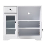 Wooden Sideboard Storage Cabinet With 3 Doors And 1 Drawer