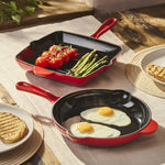 Cooks Professional 5 Piece Cast Iron Casserole Dish, Frying Pan & Skillet Set
