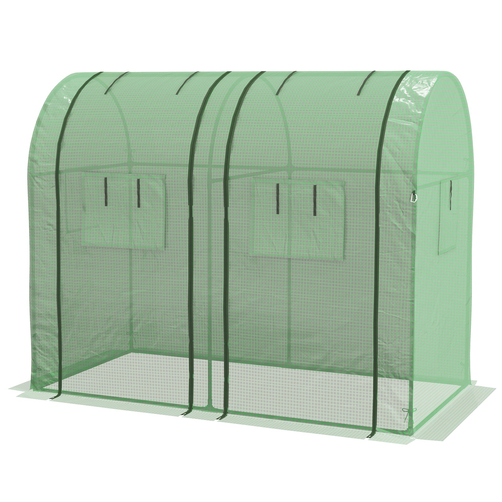 Tomato Greenhouse W/ Roll-up Doors 185x94x150cm