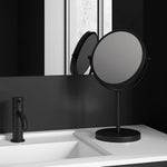 Magnifying Mirror Freestanding X1/x5 Matt Black Architect Collection