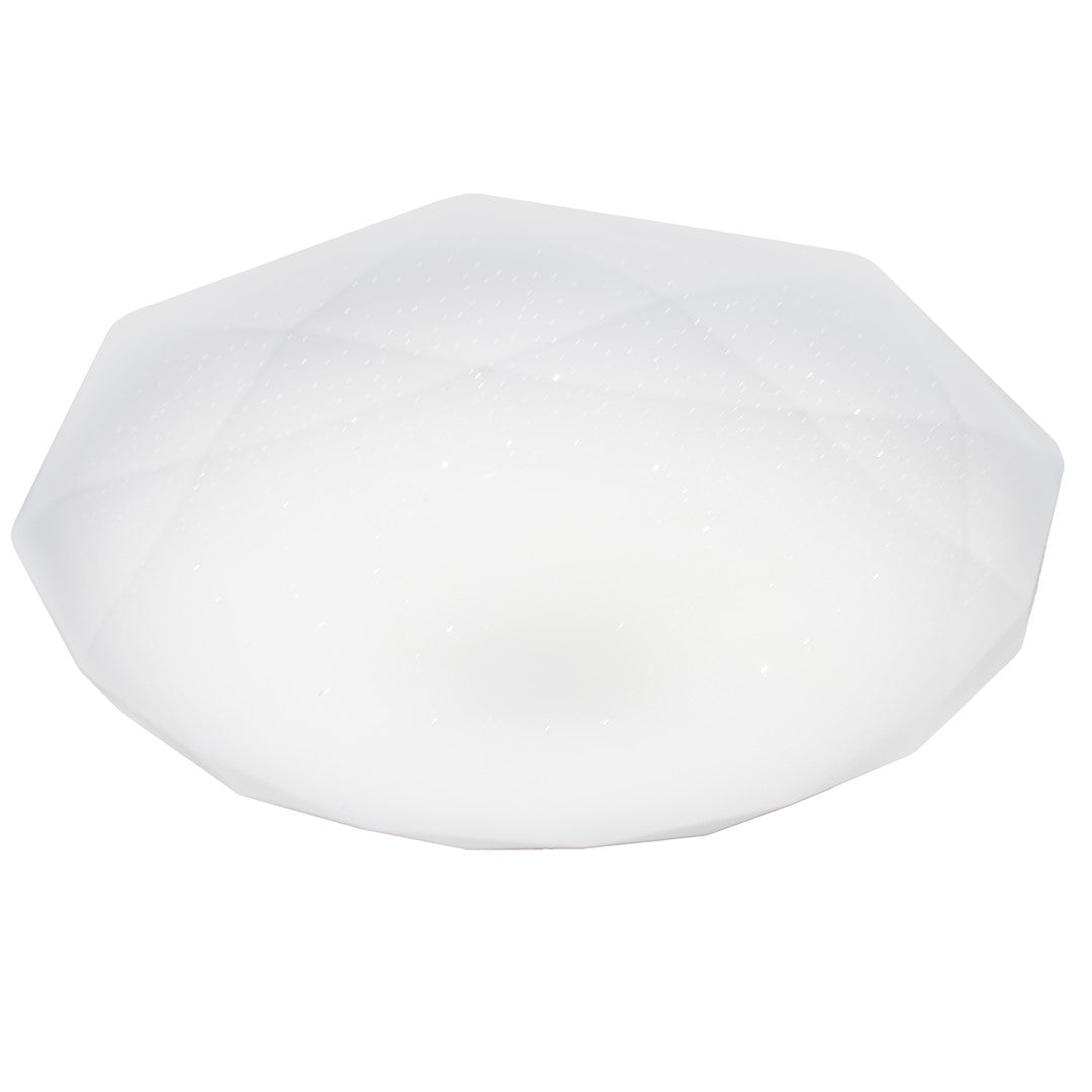 Hex Ceiling Lamp A Highly Efficient Modern Ceiling Lamp With Low Energy Led Light Source Included | 50cm | White