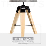 Tripod Table Lamp Living Room Night Lighting Bedside Desk