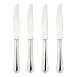 Cutlery 18/8 Stainless Steel Dinner Knife 4pc Set Alhambra | Set of 4 | Silver