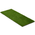 10 Pieces 30x30cm Artificial Grass Turf, 25mm Pile Height