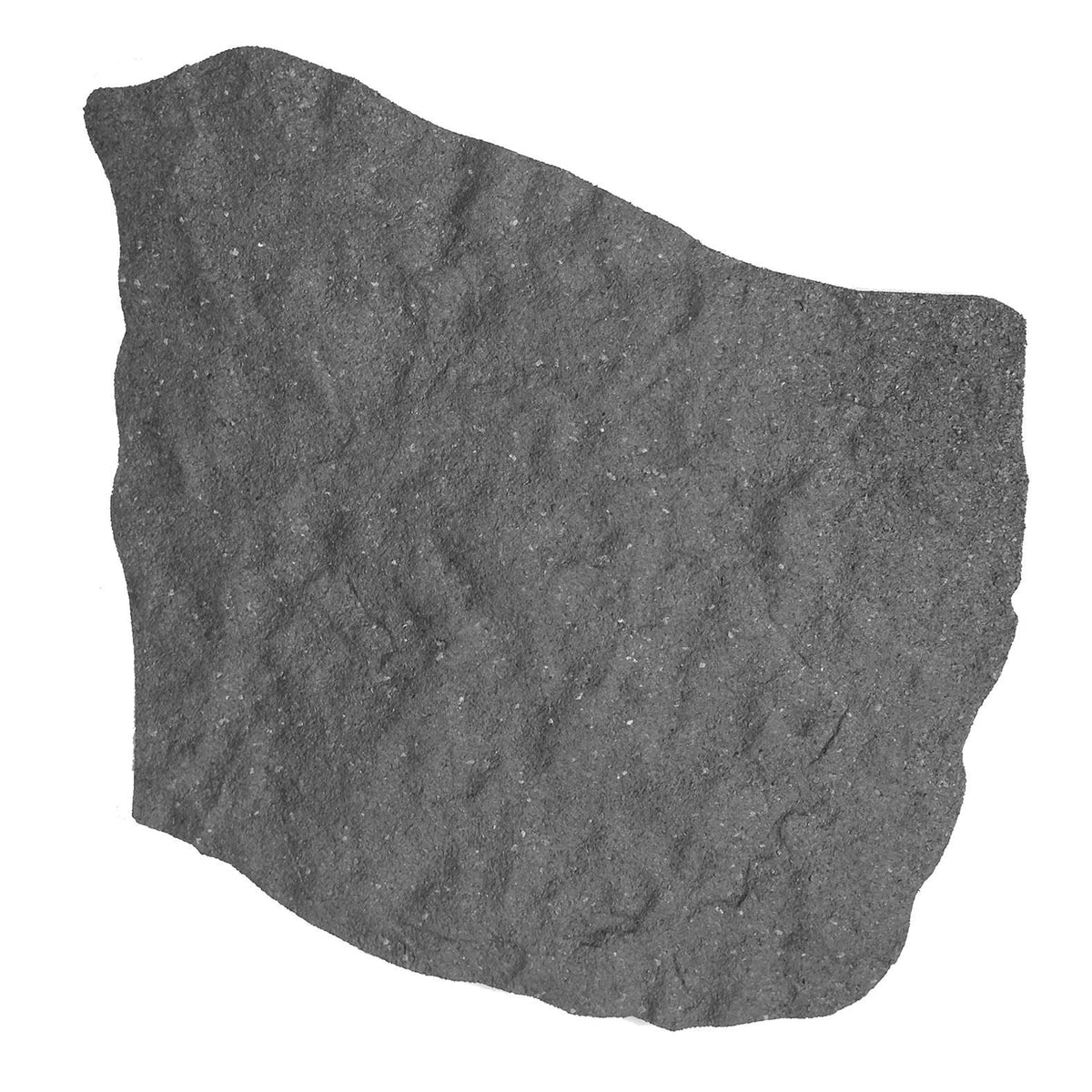 Rubber Garden Stepping Stones - Natural Stone | Set of 4 | Grey