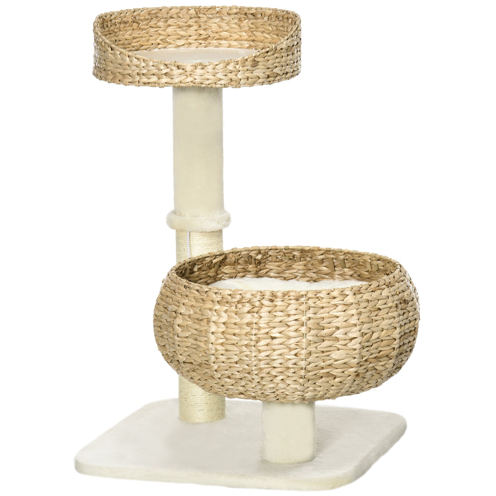 72cm Cat Activity Centre W/ Two Bed, Toy Ball, Sisal Scratching Post