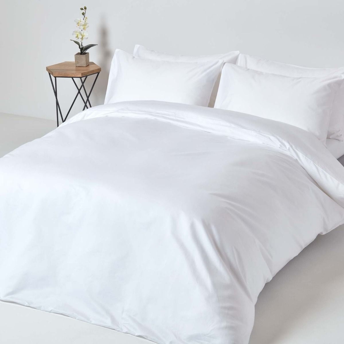 Egyptian Cotton Deep Fitted Sheet 1000 Tc | King | White