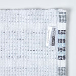 Handloomed Striped Cotton Bath Mat | 40 x 60cm | Black & Grey